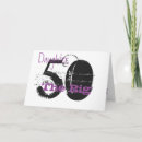 Search for daughters 50th birthday cards Purple