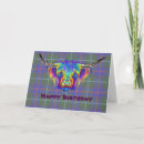Search for highland cow cards Blue