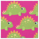 Search for cute dinosaur fabric Stegosaurus