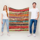 Search for woven blankets Colorful