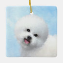 Search for bichon frise ornaments White