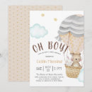 Search for teddy bear baby boy shower invitations Watercolor