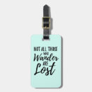 Search for all who wander not lost luggage tags Journey