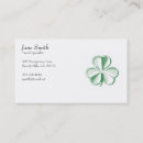 Search for shamrock business cards Lucky