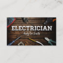 Search for electrician business cards Electricity