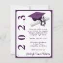Search for congratulations graduation invitations Purple