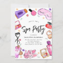 Search for pajama birthday invitations Spa birthday party