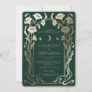 Search for art nouveau wedding invitations Mystical