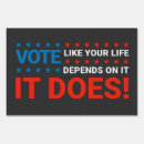 Search for campaign signs Voting