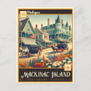 Search for mackinac island postcards Vintage