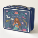 Search for the little mermaid lunch boxes Under the sea