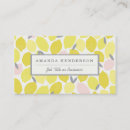 Search for lemonade business cards Yellow