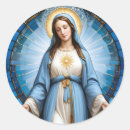 Search for virgin mary stickers Stained glass