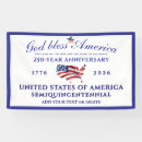 Search for god bless banners America 250