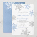 Search for snowflake wedding invitations White