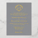Search for grey and gold wedding invitations Classy