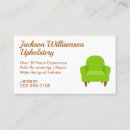 Search for sofa business cards Upholsterer