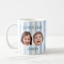 Search for blue and white striped mugs Dad