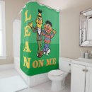 Search for fun shower curtains Ernie