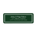 Search for save the date return address labels Green