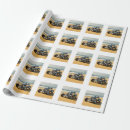 Search for vintage car wrapping paper Travel
