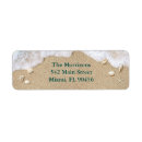 Search for beach return address labels Turquoise