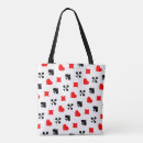 Search for playing cards tote bags Heart