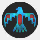 Search for native american stickers Red