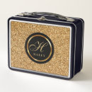 Search for monogram lunch boxes Gold
