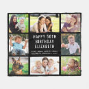 Search for happy birthday blankets Any age birthday