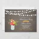 Search for rustic retirement party invitations Wood