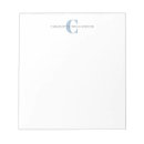 Search for monogram notepads Simple