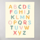 Search for alphabet nursery posters School