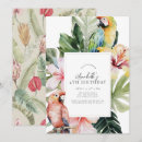 Search for parrot invitations Tropical