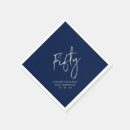 Search for silver napkins 50th birthday