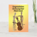 Search for music congratulations cards Violin