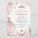 Search for rose gold dress invitations Tiara