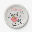 Search for sweet as a peach plates Birthday