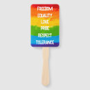 Search for rainbow hand fans Love is love
