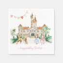 Search for dragons napkins Princess