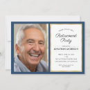 Search for navy blue retirement invitations Corporate