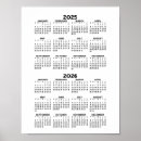 Search for yearly calendar posters Full year
