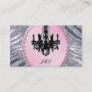 Search for chandelier business cards Salon
