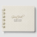 Search for linen guest books Elegant