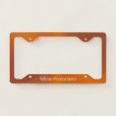 Search for orange license plates Minimalist