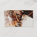 Search for horse business cards unique
