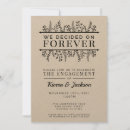 Search for we decided on forever invitations Rustic