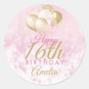 Search for happy birthday name stickers Girly