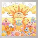 Search for psychedelic peace sign posters Colorful