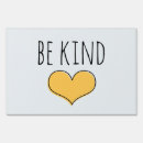 Search for kindness outdoor signs Be kind